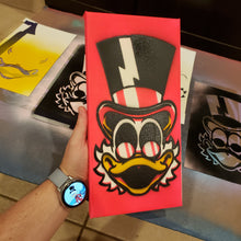 Load image into Gallery viewer, Cheapskate Duck painting- 6" X 12" CANVAS