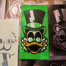 Load image into Gallery viewer, Cheapskate Duck painting- 6" X 12" CANVAS