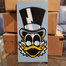Load image into Gallery viewer, Cheapskate Duck painting- 6" X 12" CANVAS