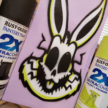 Load image into Gallery viewer, Skull Bugs painting- 6" X 12" CANVAS