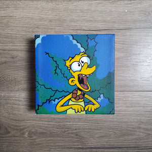 MARGE Hair canvas - 6" x 6" in CANVAS