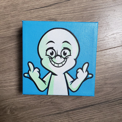 The not so friendly Ghost canvas - 6