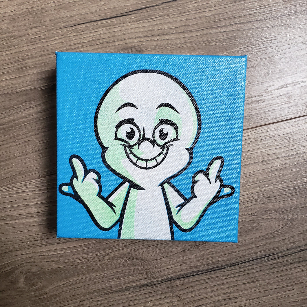 The not so friendly Ghost canvas - 6