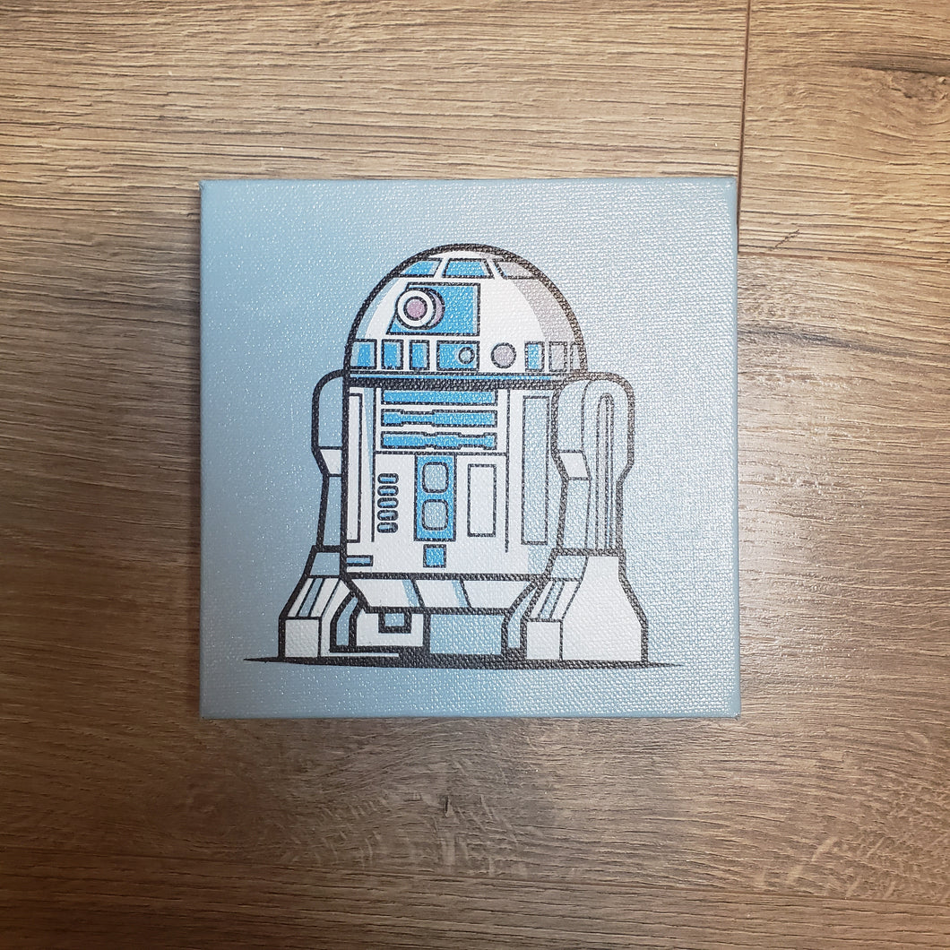 R2d2 Can Canvas  - 6 