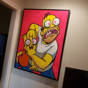 Through the eyes of your son - 36" W X 48" H CANVAS