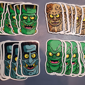 Monster Sticker Set