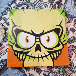 ACK ACK Head - 6 " x 6" in CANVAS