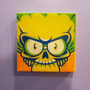 ACK ACK Head - 6 " x 6" in CANVAS