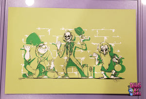 GHASTLY HITCHHIKERS - 12.5" x 19" LIMITED EDITION SCREEN PRINT